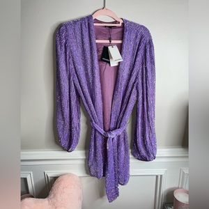 Retrofete Sequence Purple Dress